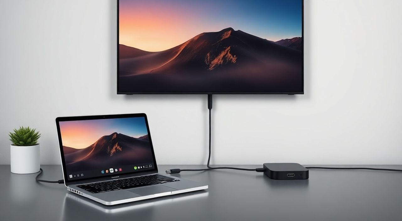 Как подключить макбук к телевизору через hdmi