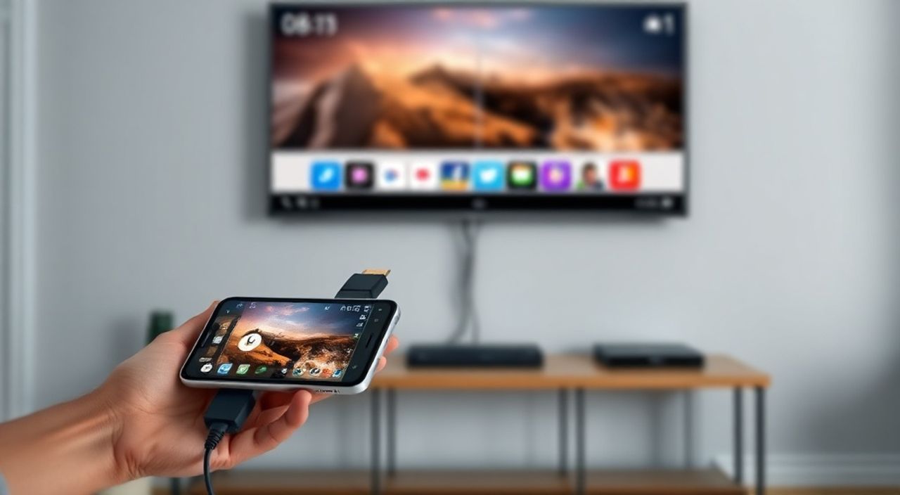 Как подключить телефон через hdmi к телевизору