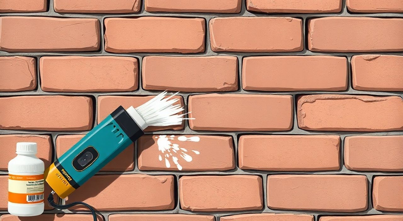 Как покрасить декоративный кирпич