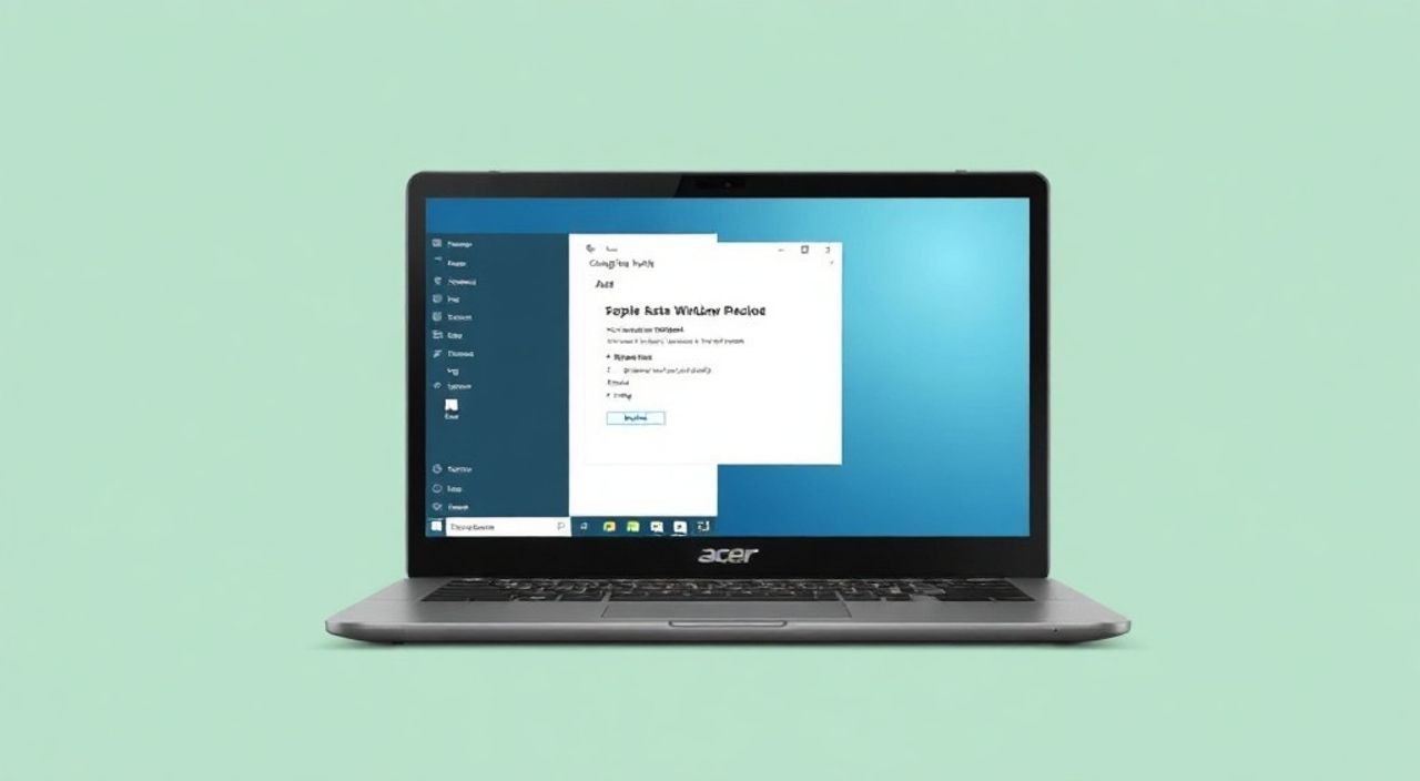 Как сбросить настройки ноутбука до заводских acer windows 10