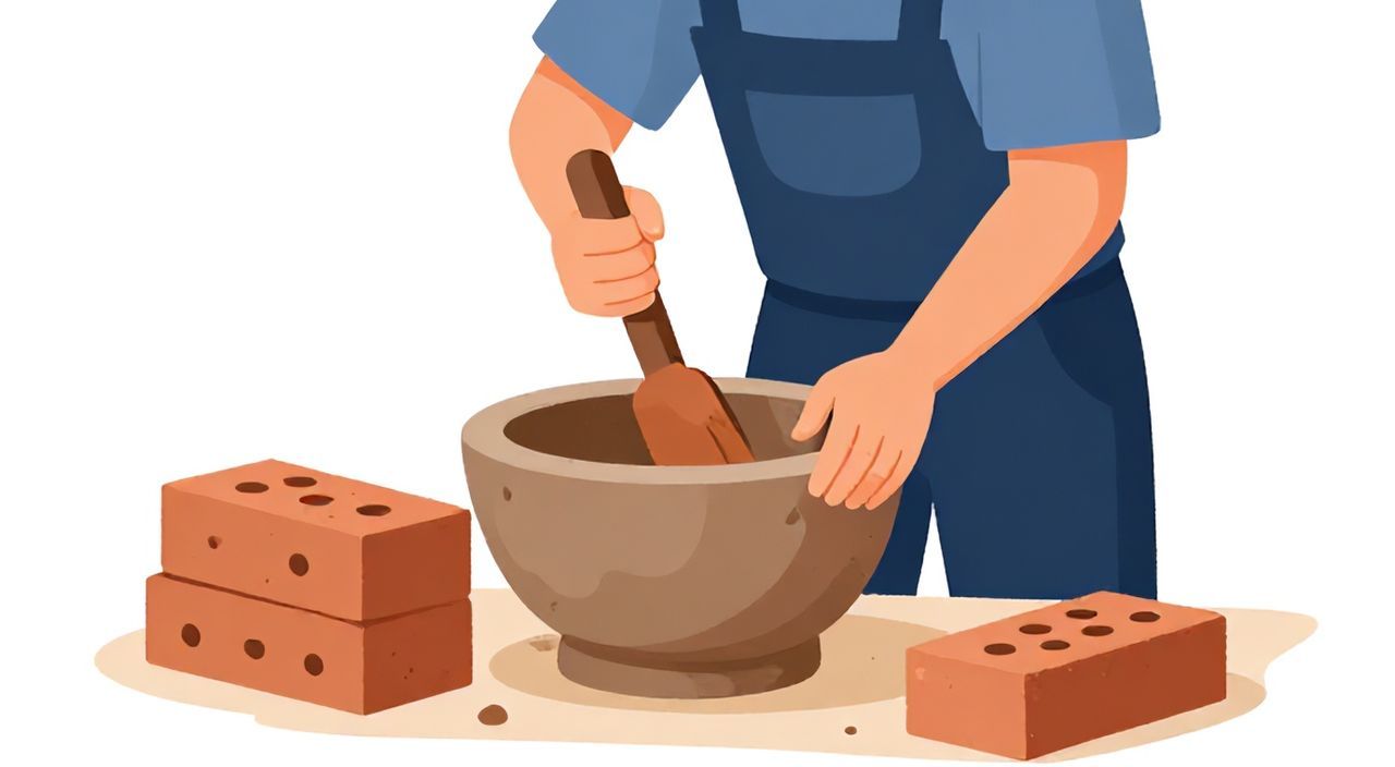 как сделать раствор для кирпичей