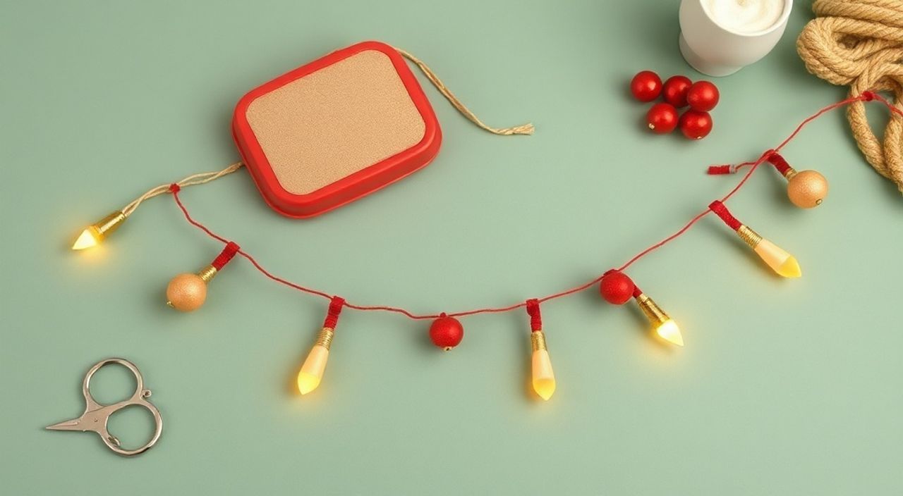 Как сделать своими руками гирлянду