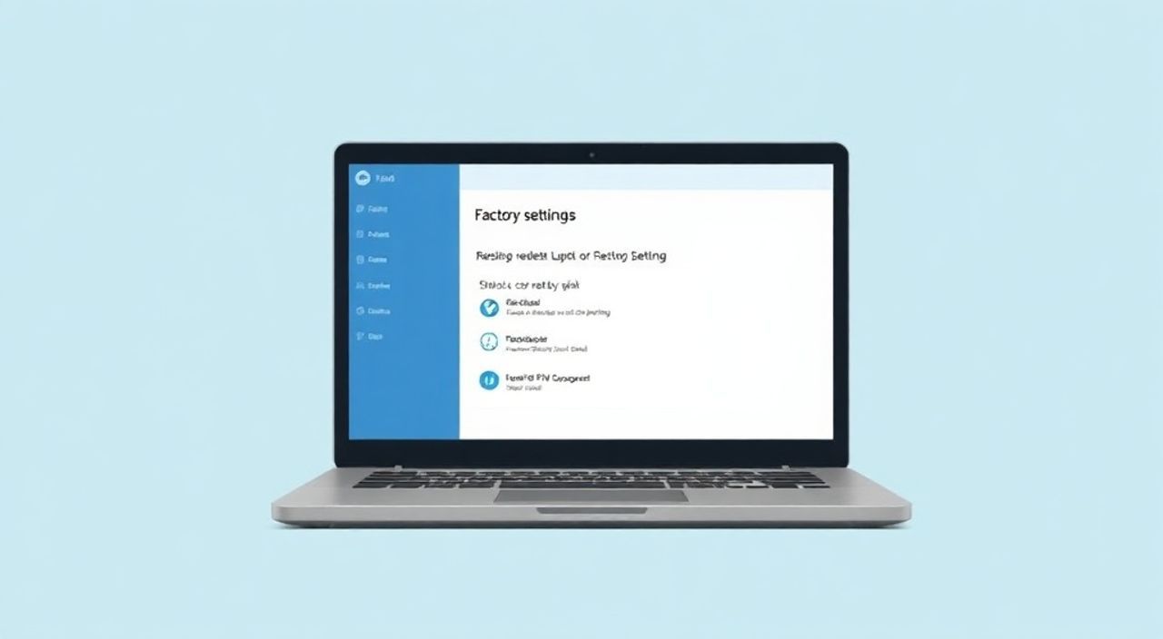 Как скинуть ноутбук до заводских настроек windows