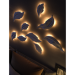 Световое 3D панно "Leaves"