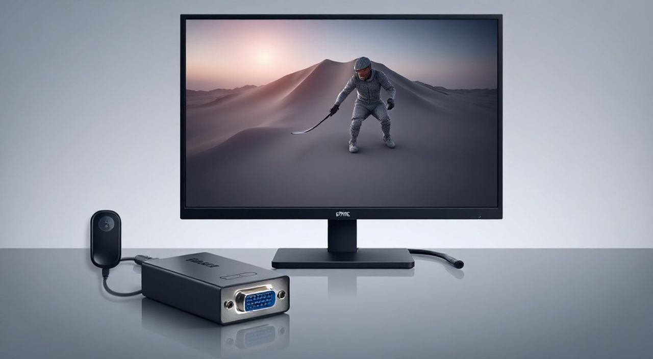 Как подключить переходник hdmi vga к монитору