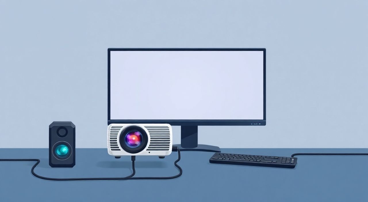 Как подключить проектор к компьютеру чтобы работал и монитор и проектор
