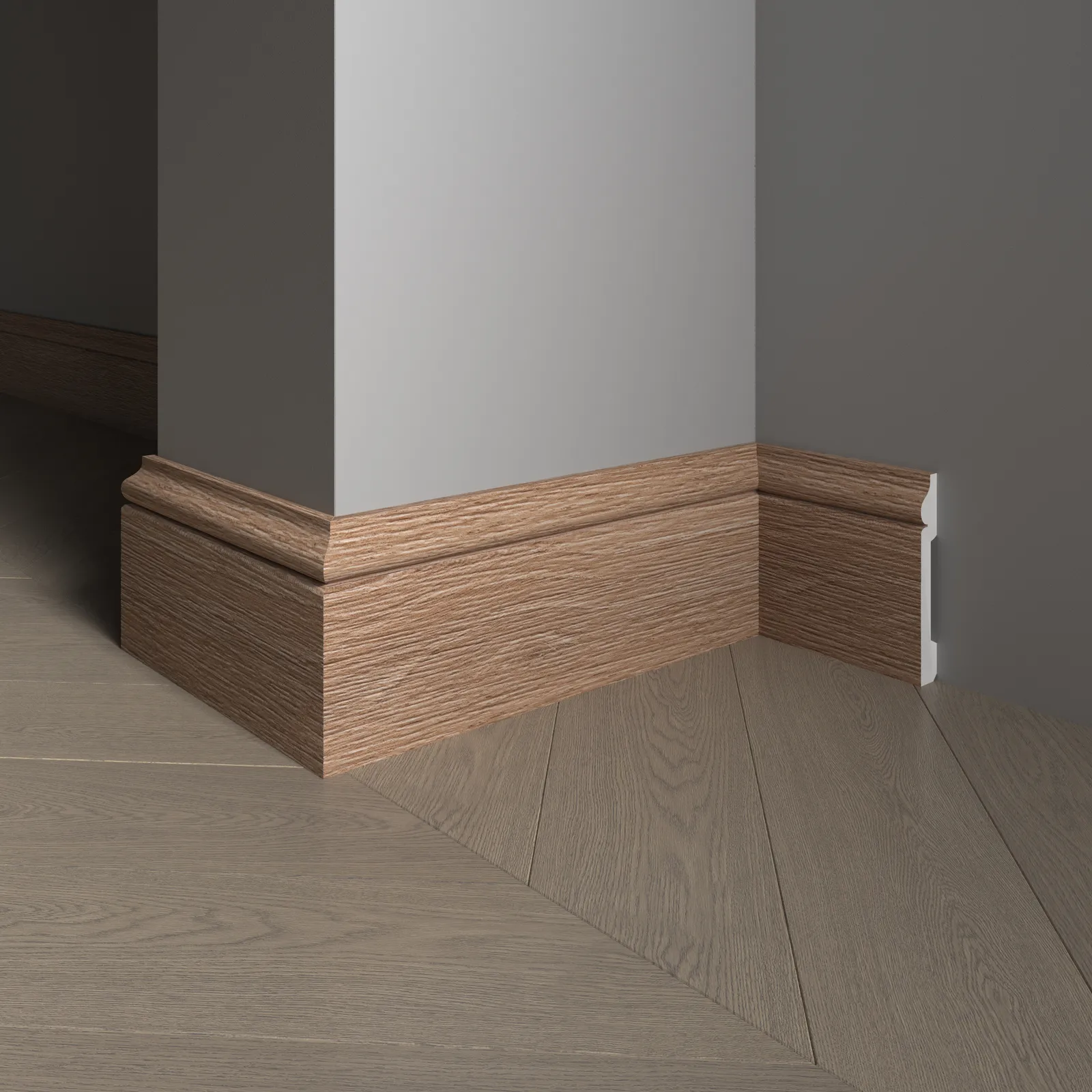Плинтус 005-90SH DECOR-DIZAYN Плинтус 005-90SH DECOR-DIZAYN