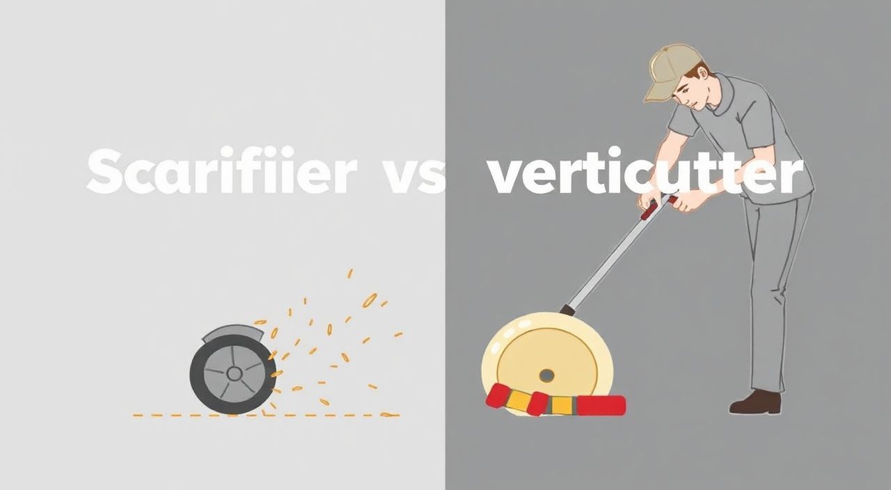 Чем отличается скарификатор от вертикуттера?