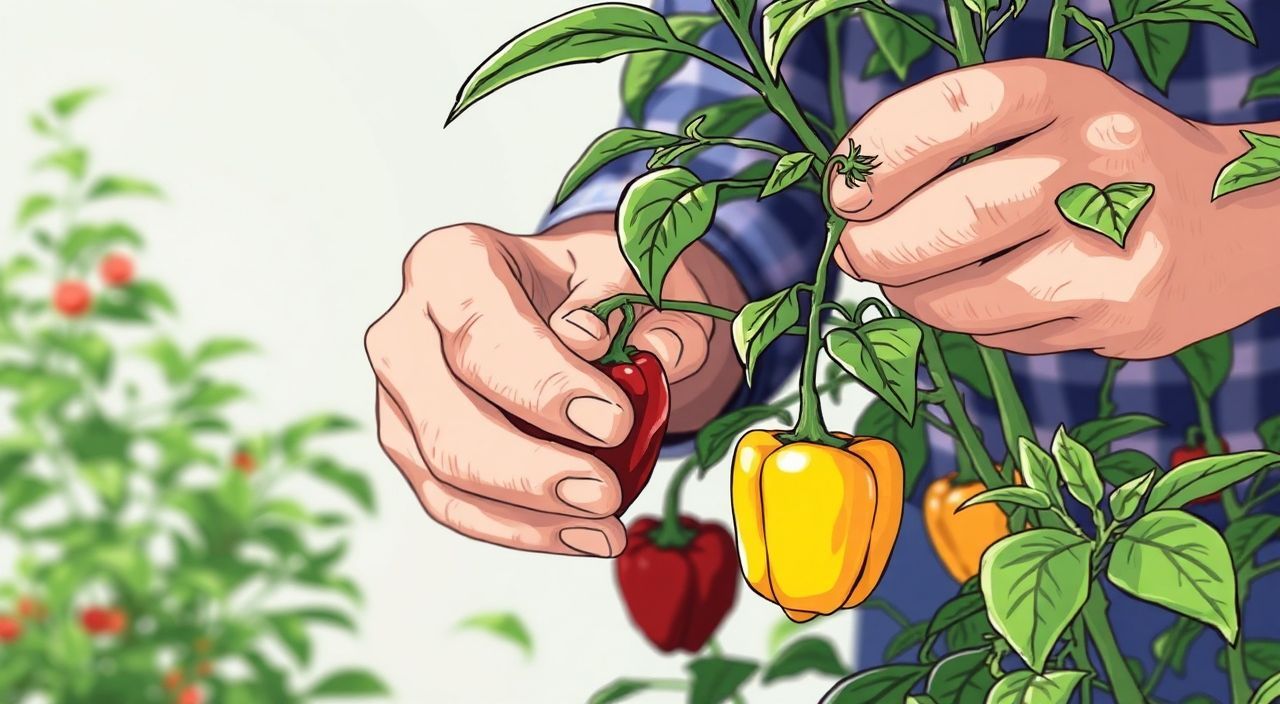 Как пасынковать перец быстро и аккуратно?
