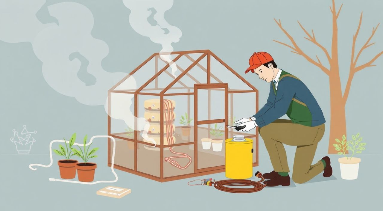Как проводить ремонт системы обогрева теплицы?