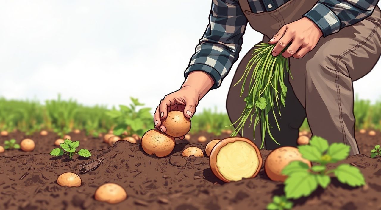 Как проводить сбор урожая картофеля?