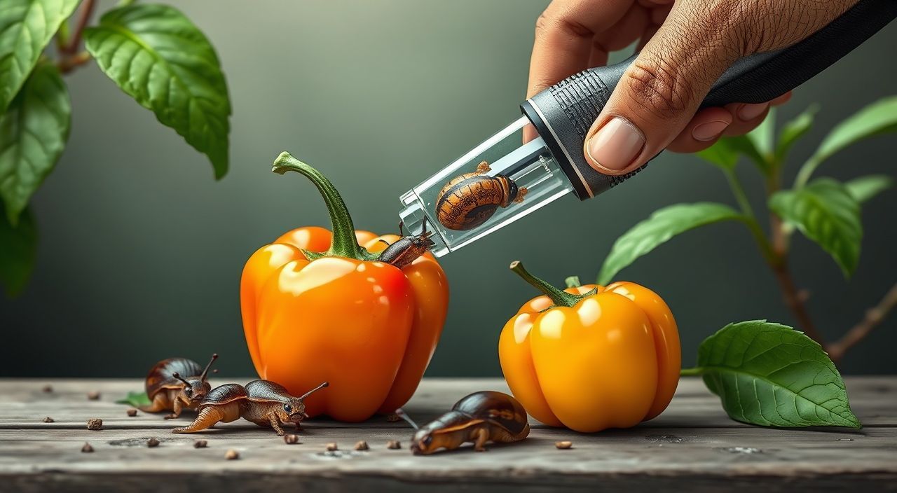 Как защитить перец от слизней?