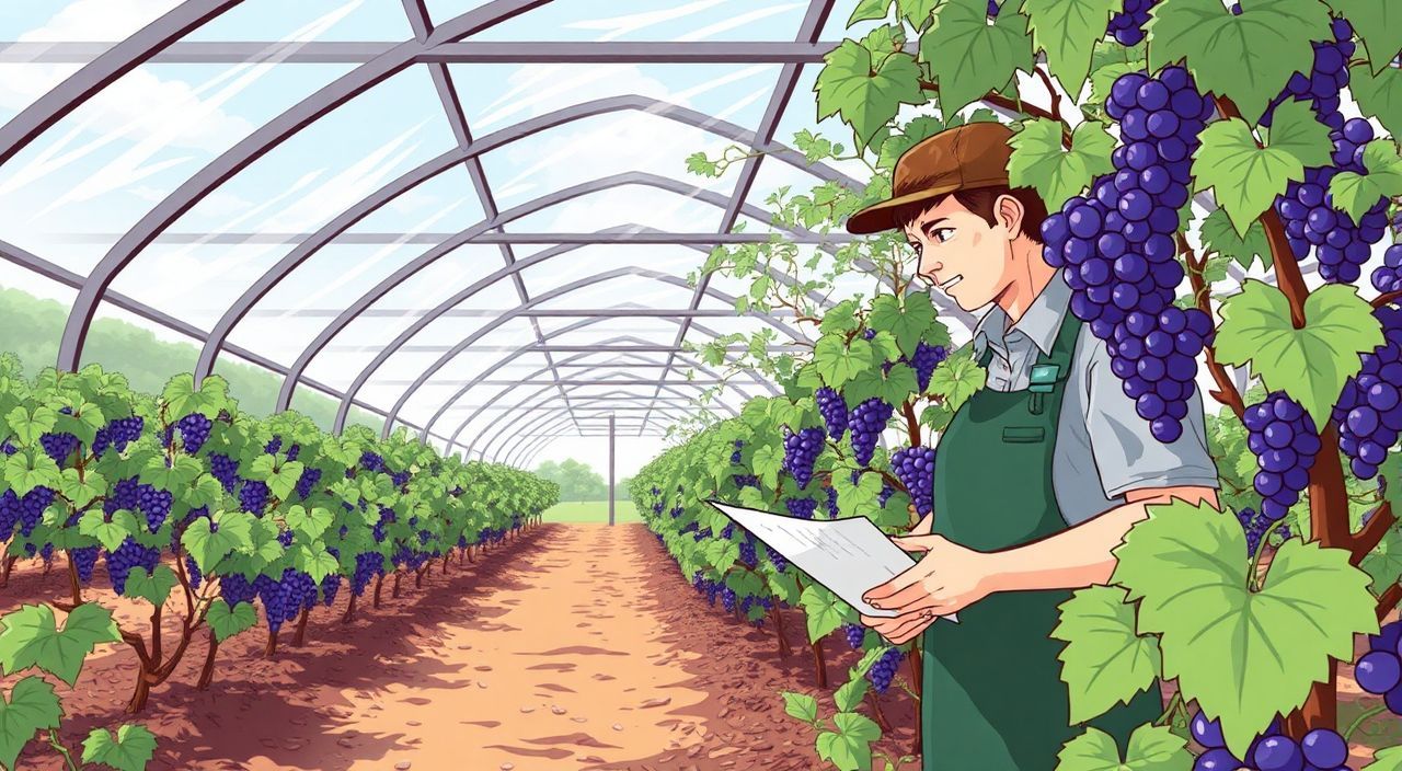 Когда проводить проветривание теплицы с виноградом?