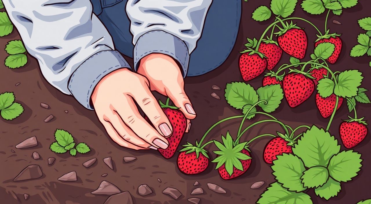 Мульчирование клубники: как сохранить ягоды чистыми?