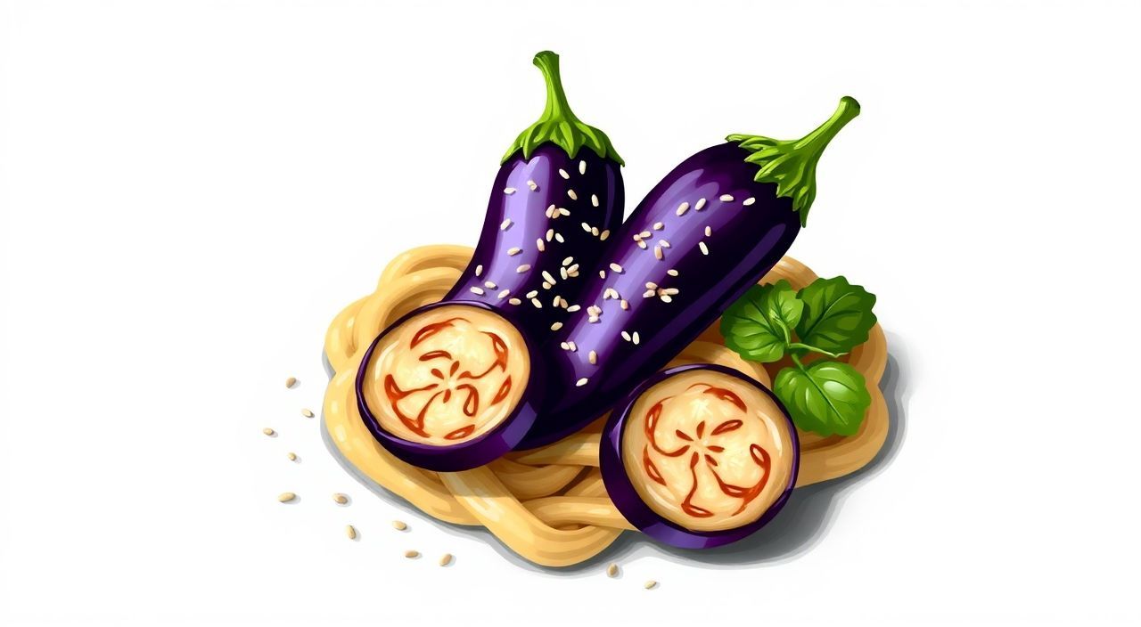 Баклажаны с кунжутом — азиатский привкус
