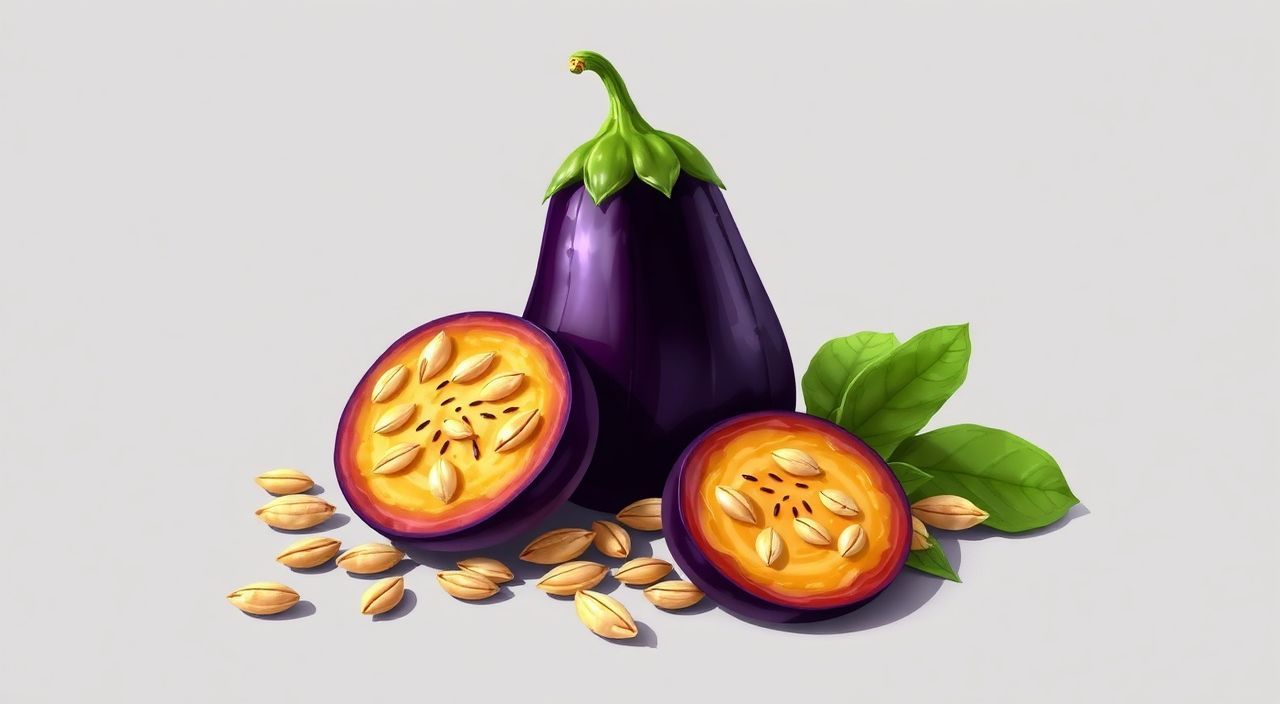 Баклажаны с тыквенными семечками