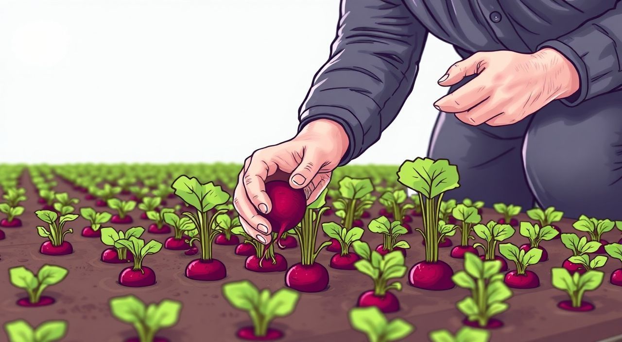 Как добиться равномерных посадок свеклы