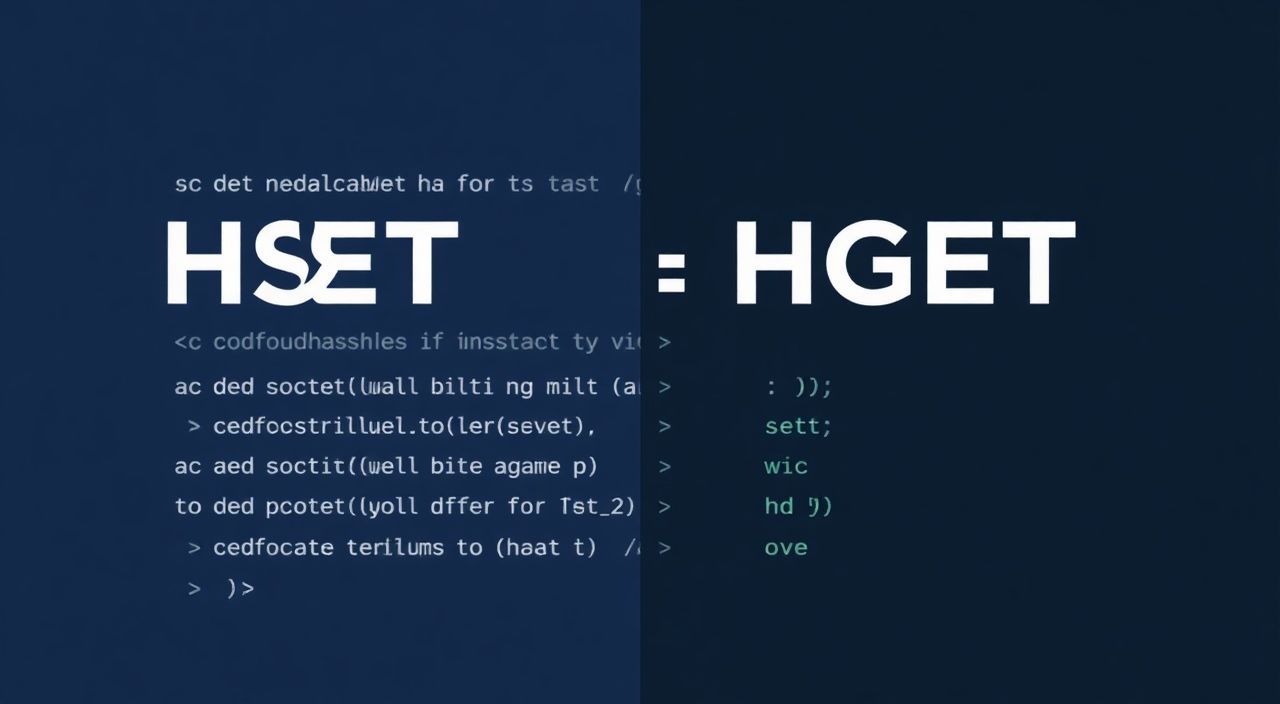Как использовать HSET и HGET в Redis Hashes