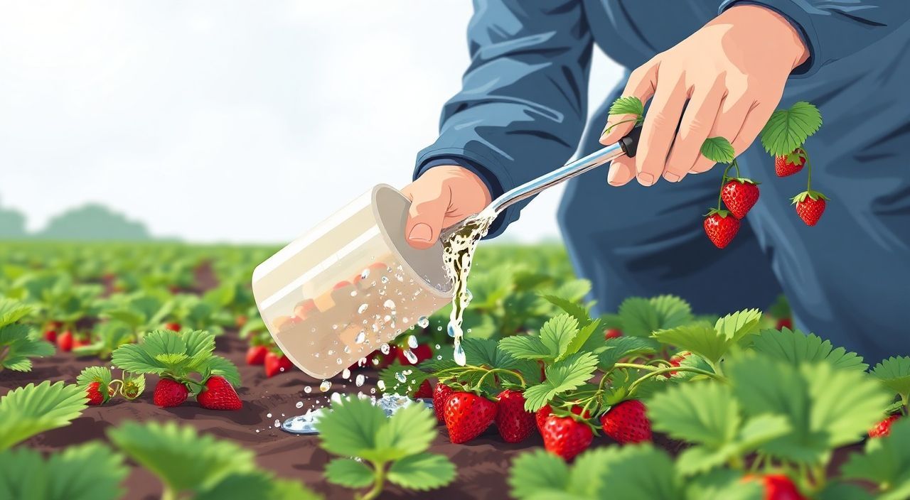Как поливать клубнику Азия сразу после посадки