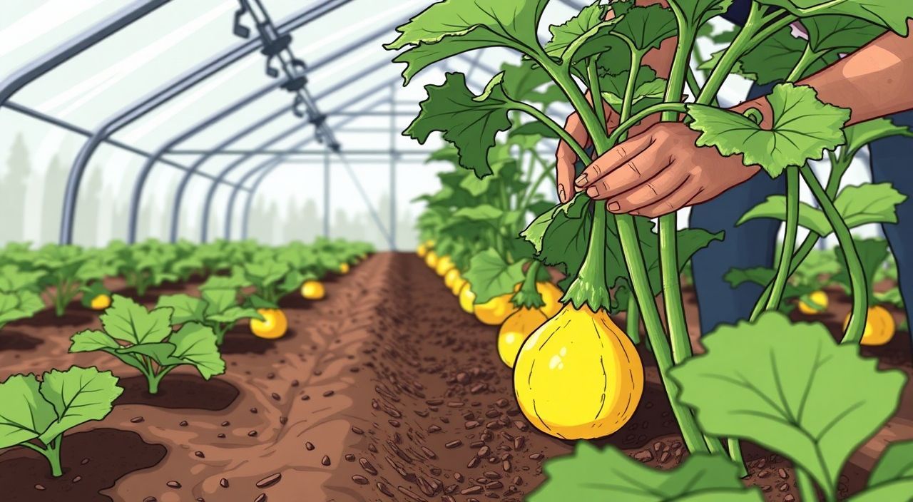 Как посадить патиссоны в теплице для раннего урожая