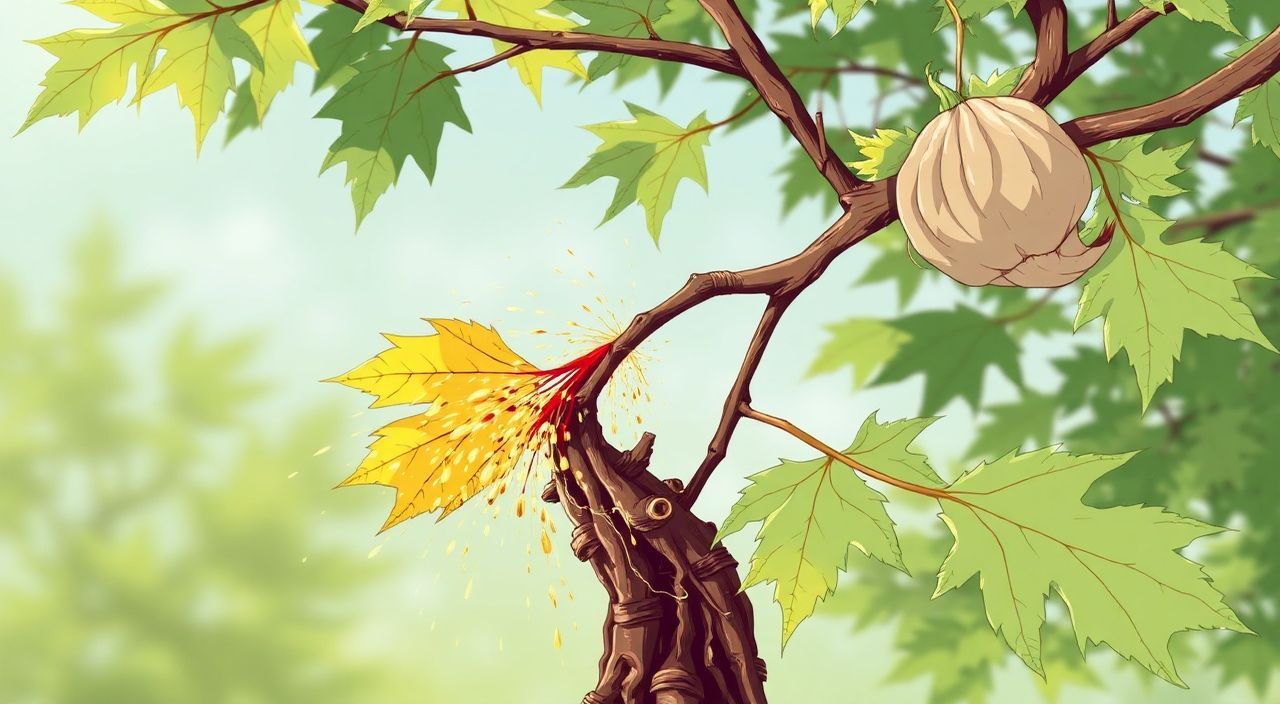 Как удалить клен и контролировать поросль