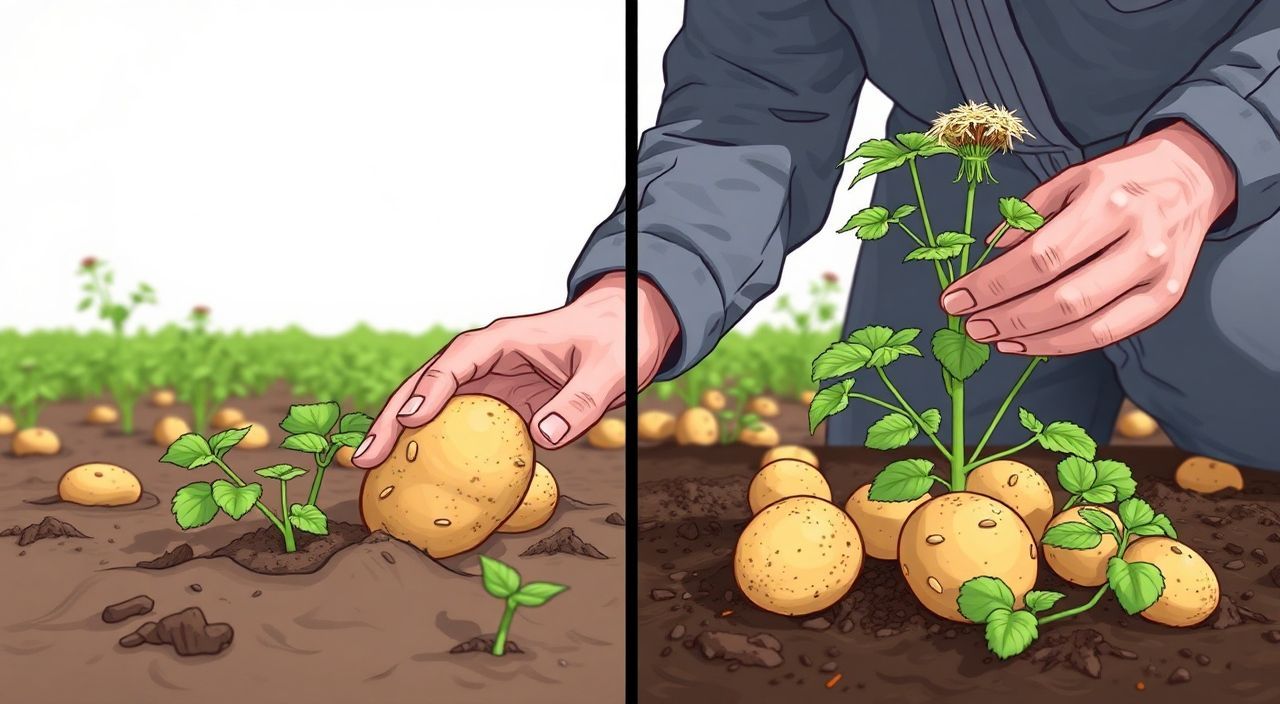 Как защитить картофель от альтернариоза до и после посадки