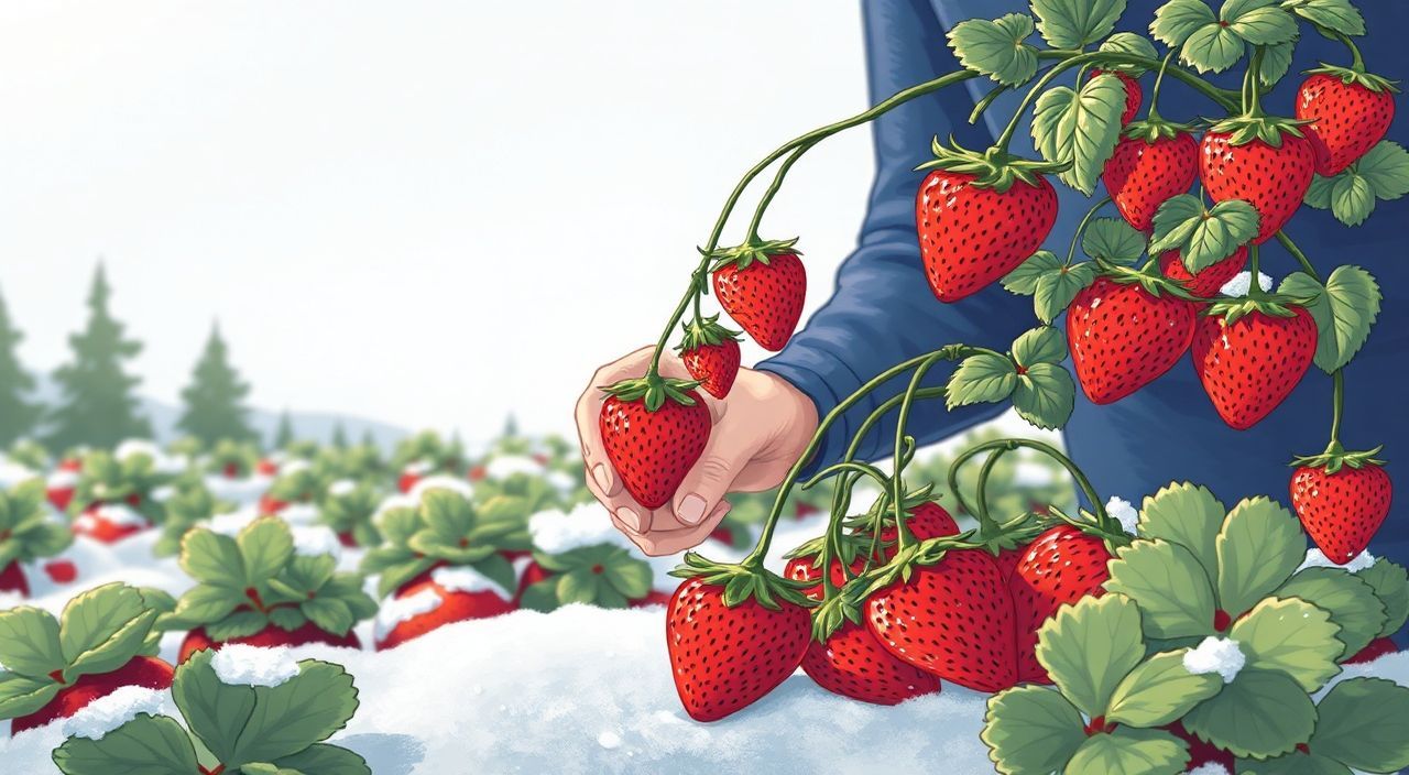 Когда укрывать клубнику Мурана на зиму