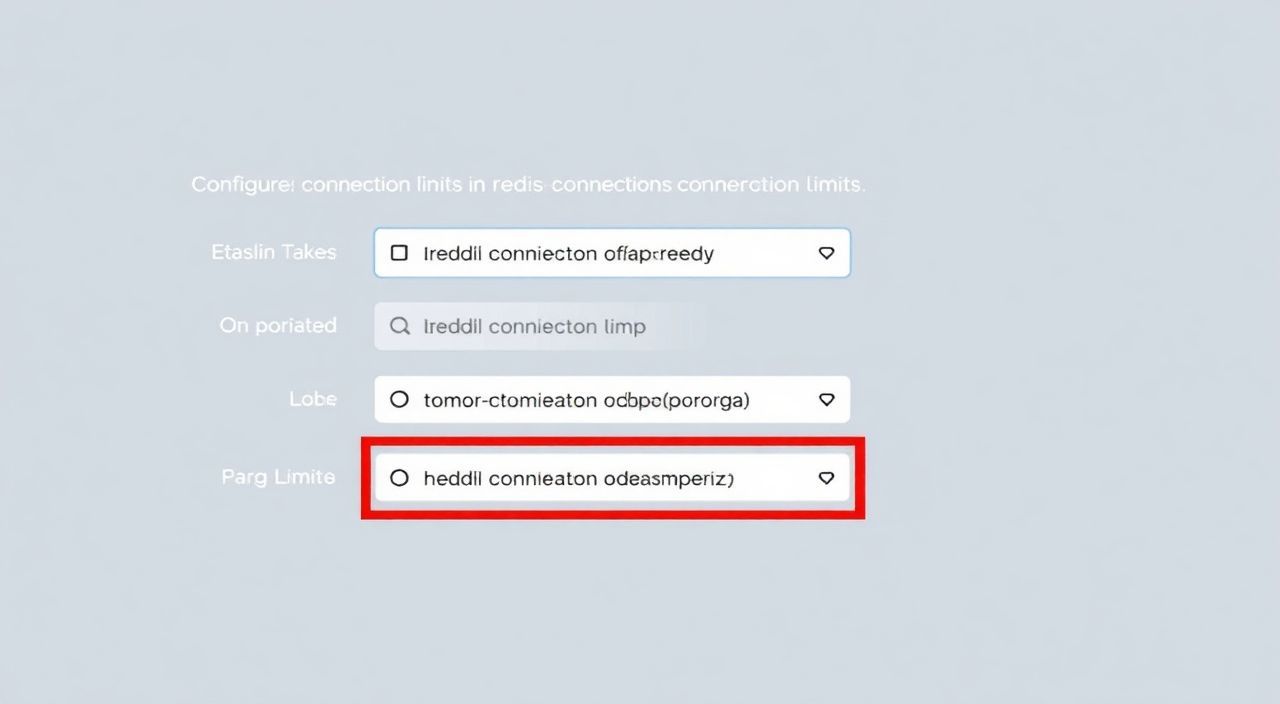 Настройка лимитов соединений в Redis