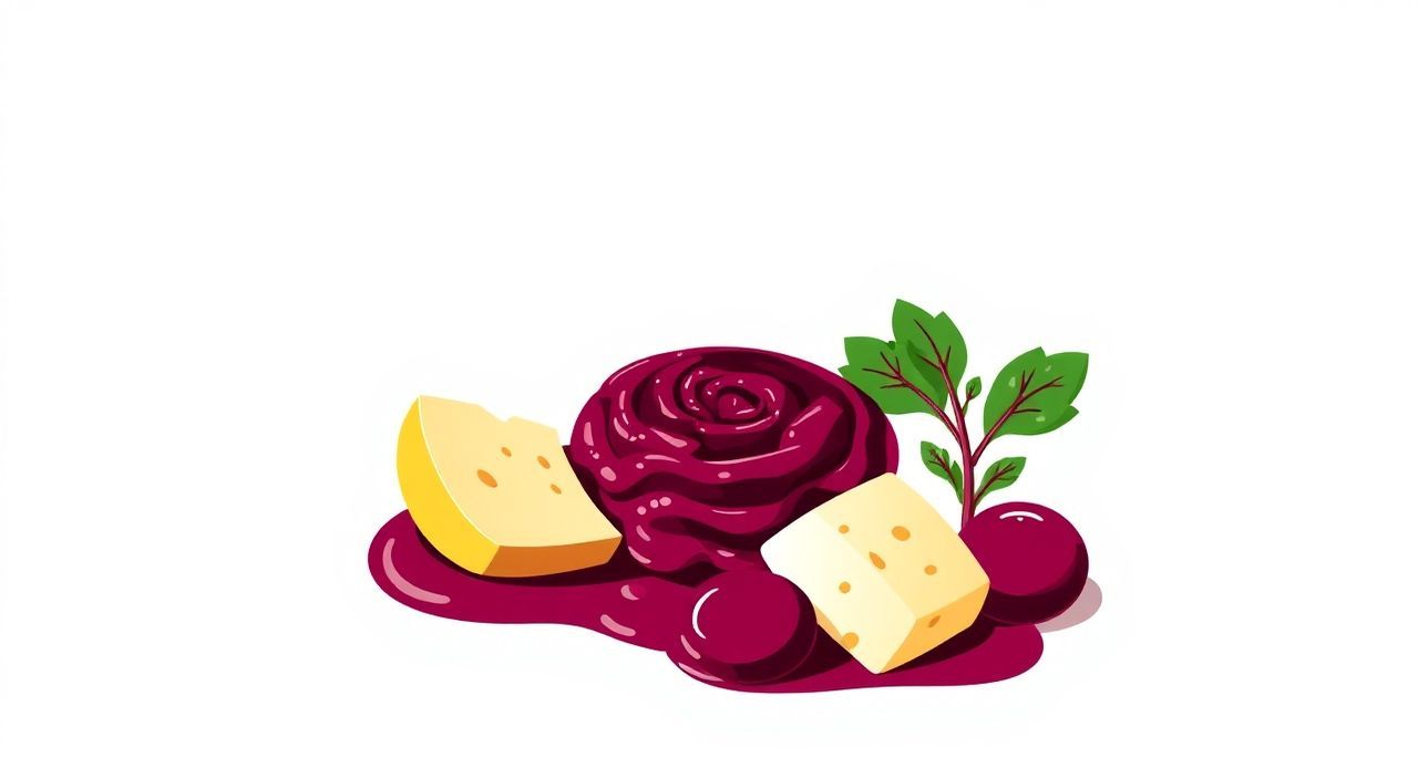 Рецепт свекольного пюре с сыром