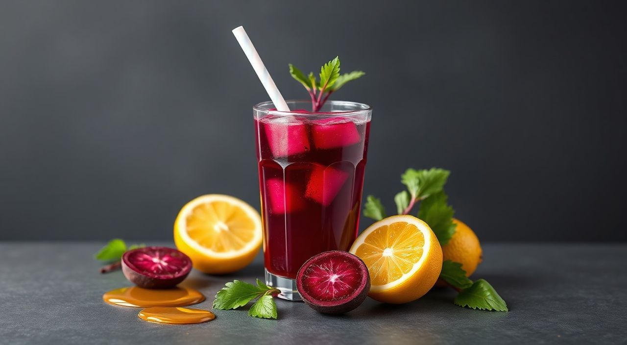 Рецепт свекольного сока с лимоном и мёдом