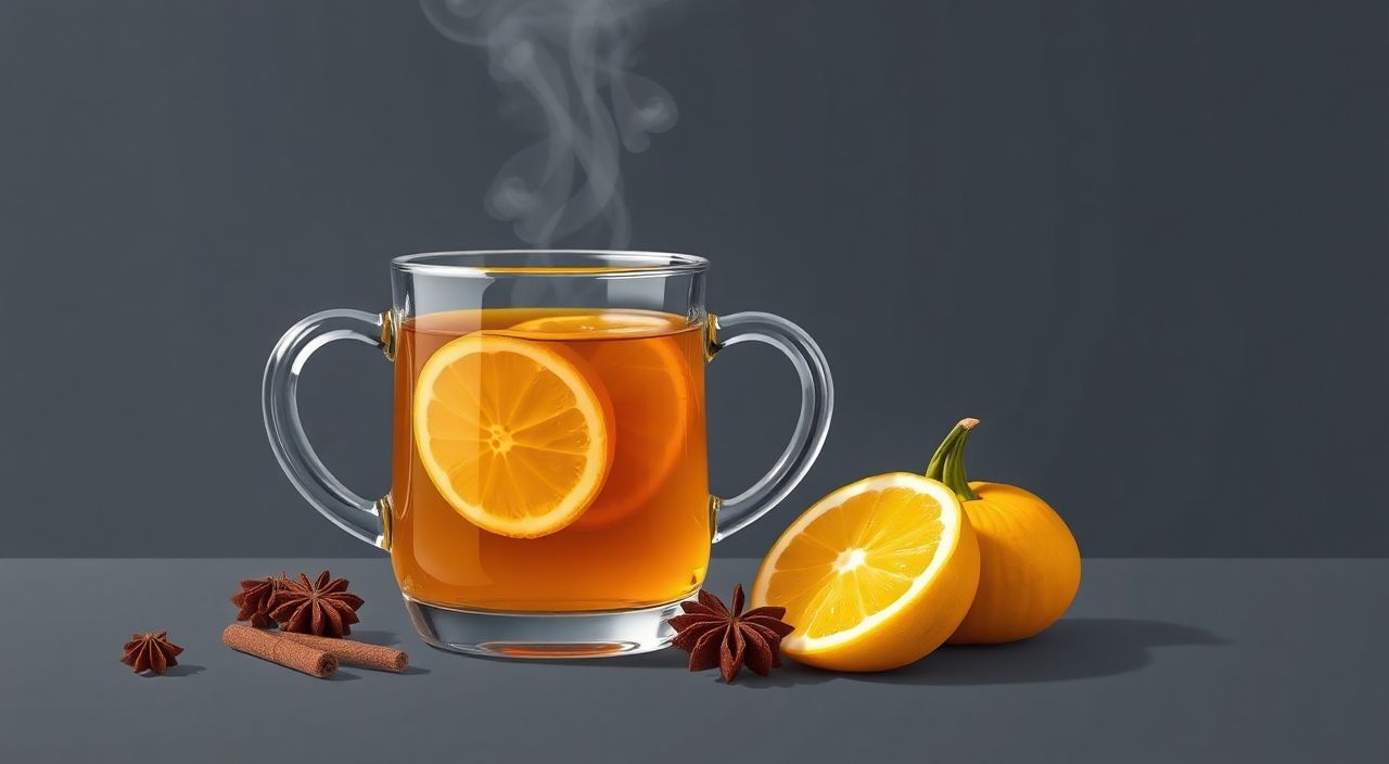 Рецепт тыквенного чая с лимоном и специями