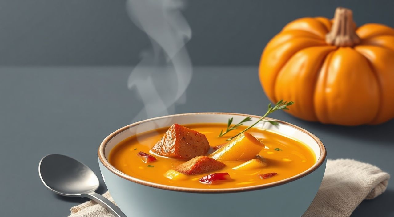Рецепт тыквенного супа с куриной печенью
