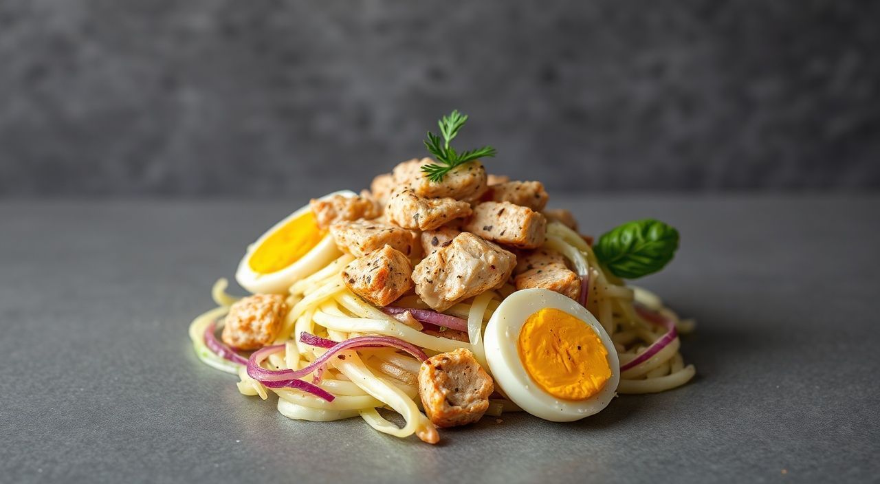Салат из капусты с курицей и яйцом: три источника белка