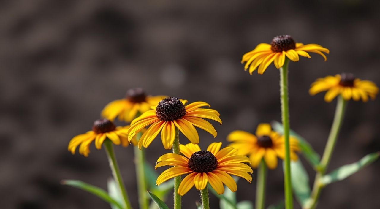 Саженцы rudbeckia: чёрная эдельвейс