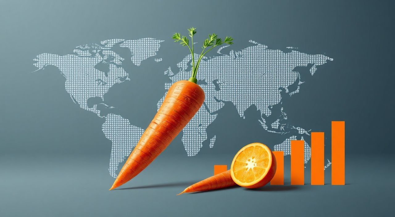 Сколько моркови используется в мире ежегодно?