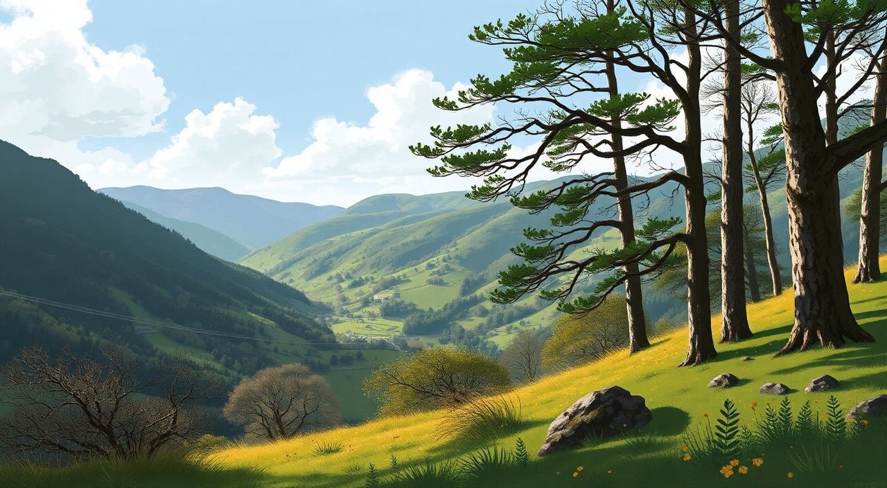 Уэльс: леса Долгелли