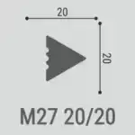 Молдинг М27 20-20