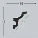 Карниз К7 45-35