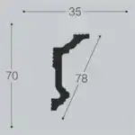 Карниз К5 70-35