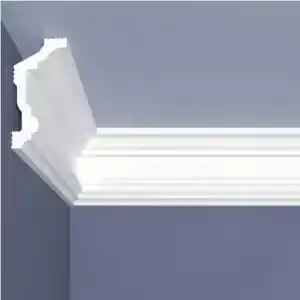 Плинтус потолочный С13/90 90×45