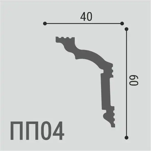 Карниз XPS POLYMER ПП 04