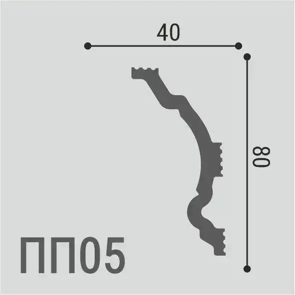 Карниз XPS POLYMER ПП 05