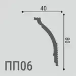 Карниз XPS POLYMER ПП 06