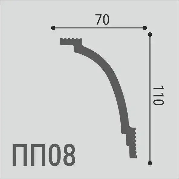 Карниз XPS POLYMER ПП 08