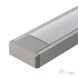 Профиль с экраном MIC-2000 ANOD+OPAL (Arlight, Алюминий) 029024