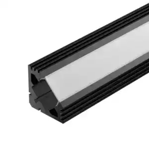 Профиль PDS45-T-2000 ANOD Black RAL9005 (Arlight, Алюминий) 020897