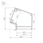 Профиль BOX73-A30-2000 ANOD (Arlight, Алюминий) 017352