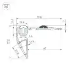 Профиль STEP-FRONT-2000 ANOD (Arlight, Алюминий) 023866