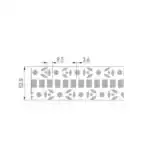 Профиль FANTOM-BENT-W12-TOP-2000 ANOD (Arlight, Алюминий) 040327