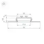 Профиль KLUS-LOCK-FM-2000 ANOD (Arlight, Алюминий) 019185